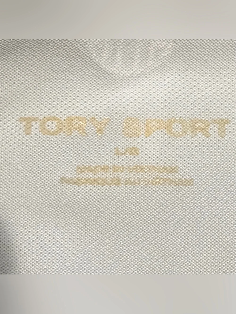 TORY SPORT Women's Light Sage Sleeveless Polo Shirt Sz Large $198 MSRP